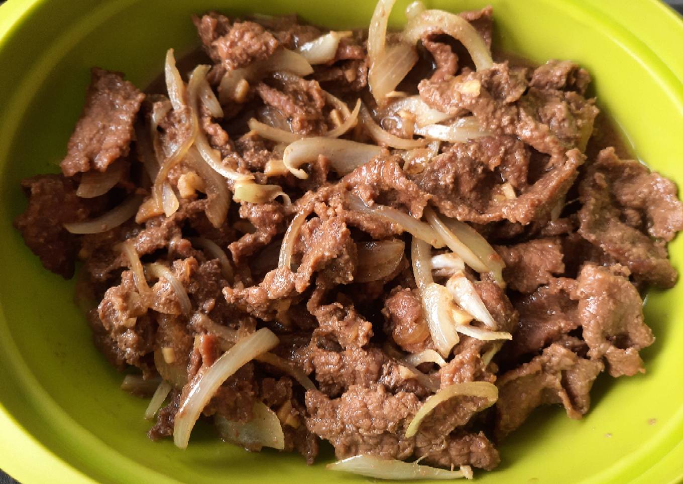 Beef Yakiniku ala Hokben Praktis