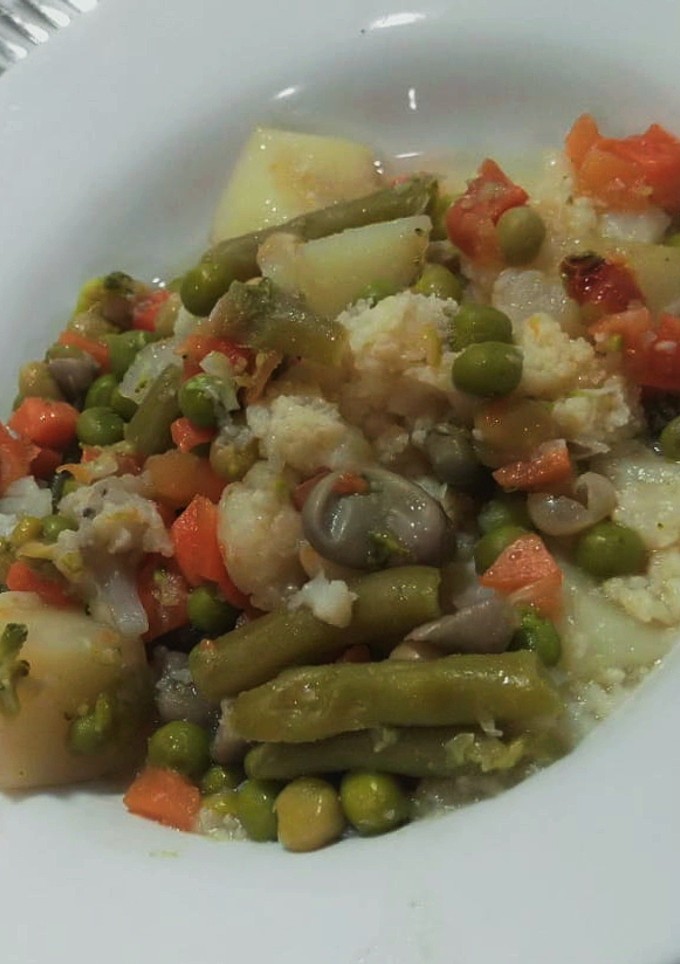 Una foto de Menestra de verduras