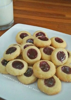 Foto resep Blueberry Thumbprint Cookies