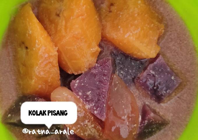 Kolak pisang ubi ungu