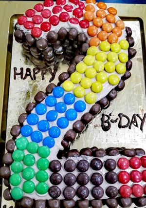 A picture of Custimized Chocolate cake.