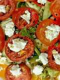 গ্রীক গ্রীল টমেটো স্যালাড (Greek Grill Tomato Salad Recipe In Bengali)