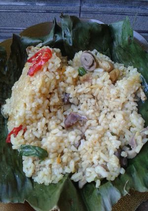 Foto resep Nasi Bakar Jeroan