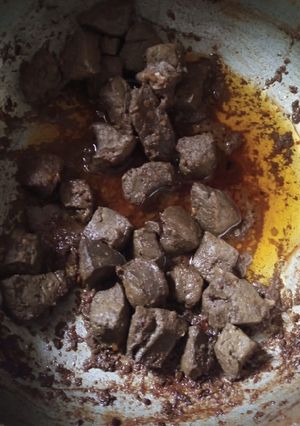 A picture of Beef kaleji.