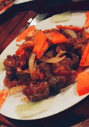 Hình của món Ếch chiên mắm cay cay ngọt ngọt đập tan cơn nhậu ahiii.
