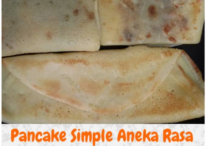 Pancake simple aneka rasa