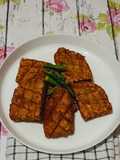 Tempe goreng garit Ketumbar