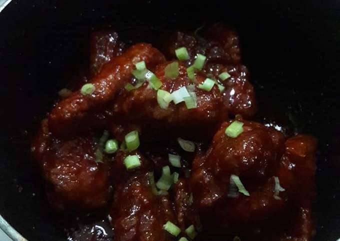Ayam goreng pedas ala korea