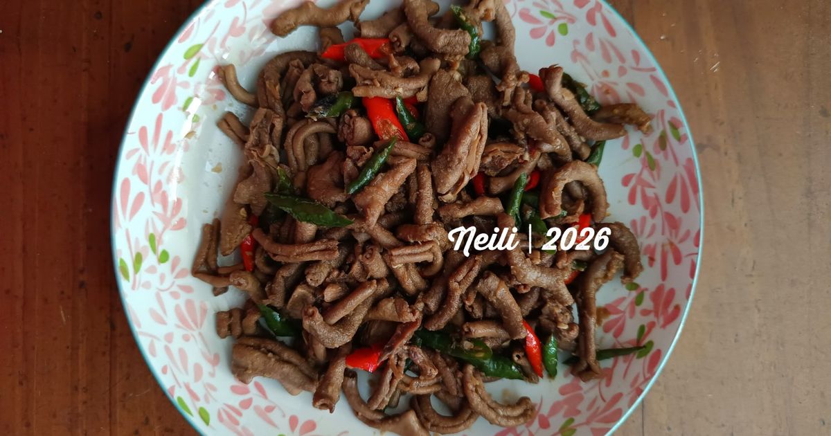Tumis Usus Ayam