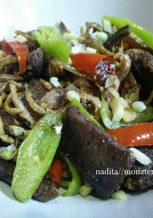 Foto resep Tumis teri daging