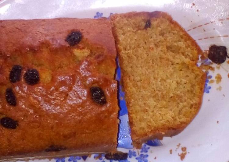 Recipe of Favorite Carrot cake with raisins on top