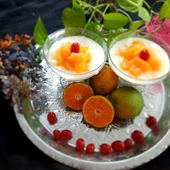 A picture of Orange cheena payesh.