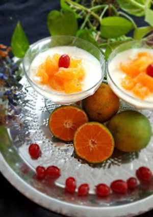 A picture of Orange cheena payesh.