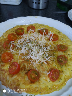 Una foto de Tortilla de patatas cremosa😋