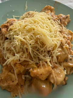 Foto de Tortellini Cremoso com Cogumelos e Queijo
