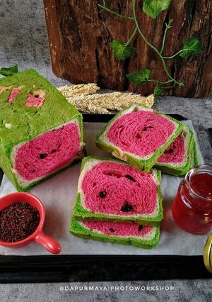 Foto resep Roti tawar semangka