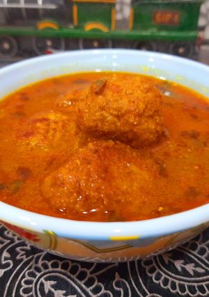 A picture of Cauliflower kofta curry.