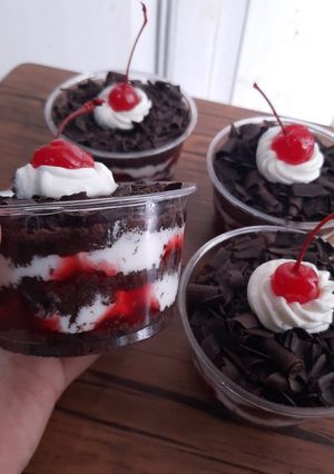 Foto resep ✅️ Blackforest Cup