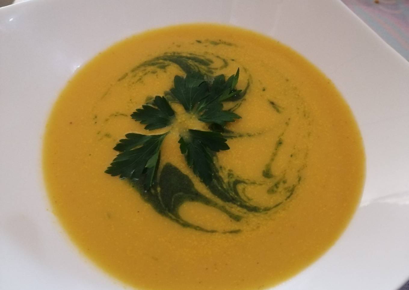 Crema de zanahoria tramposa 🥕🍵