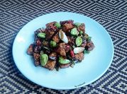 Gambar orek tempe petai