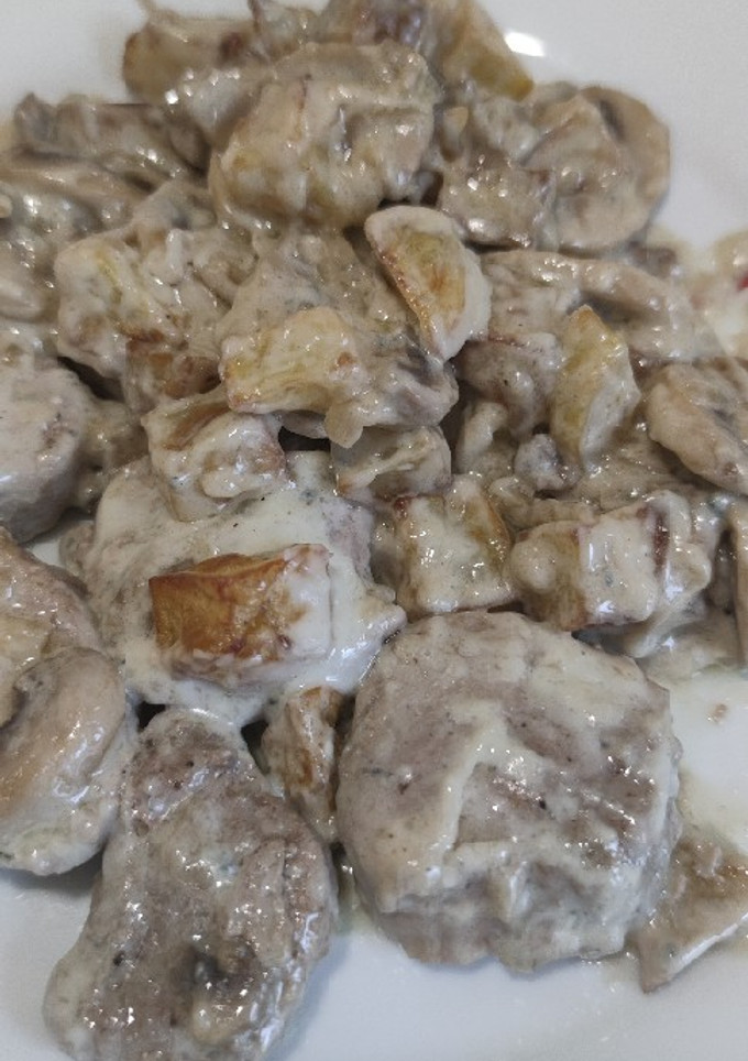 Una foto de Solomillo de cerdo con roquefort