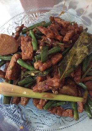 Foto resep Tempe kecap kacang panjang