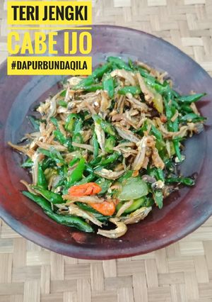 Foto resep Teri Jengki Cabe Ijo#dapurbundaqila