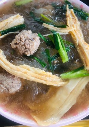 รูปของ 🍽ต้มจืดวุ้นเส้นหมูสับฟองเต้าหู้🍲