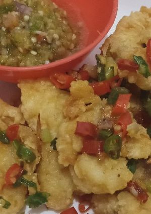 Foto resep Ikan Dori Tepung x Sambal Rawit Maknyos