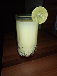 A picture of Lemon and Ginger juice.