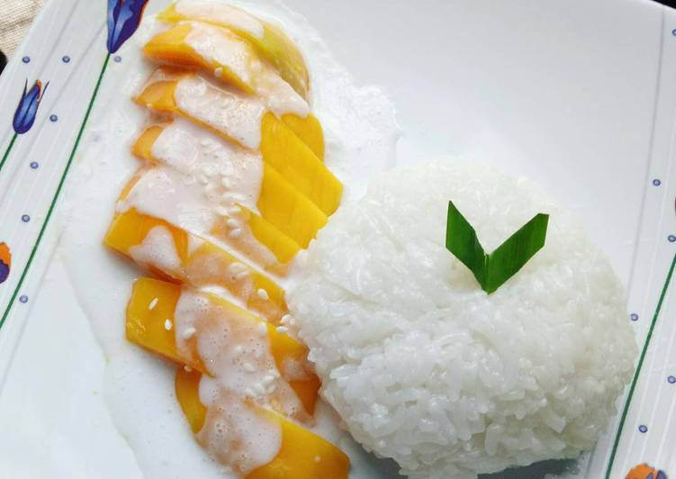 Bagaimana Membuat Ketan mangga Anti Gagal