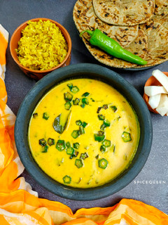 ભીંડા કઢી (Bhinda kadhi recipe in Gujarati) રેસીપી મુખ્ય ફોટો