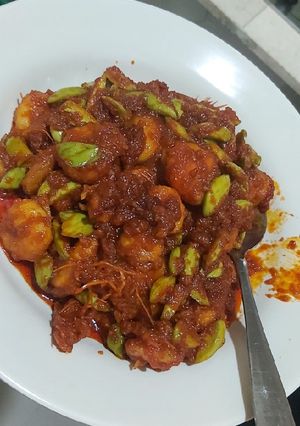 Foto resep Sambal udang pete