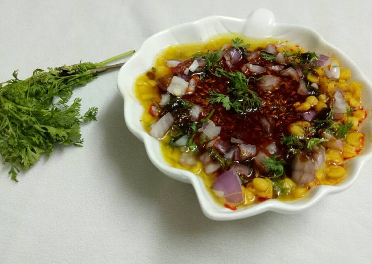 Simple Way to Prepare Perfect Chanadal tadka