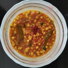 A picture of Channa masala curry.