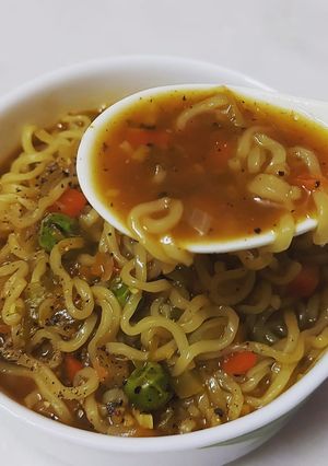 A picture of Maggi soup.