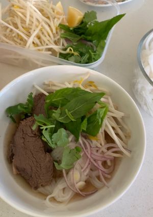 Foto resep Beef pho noodle (soup pho sapi vietnam)