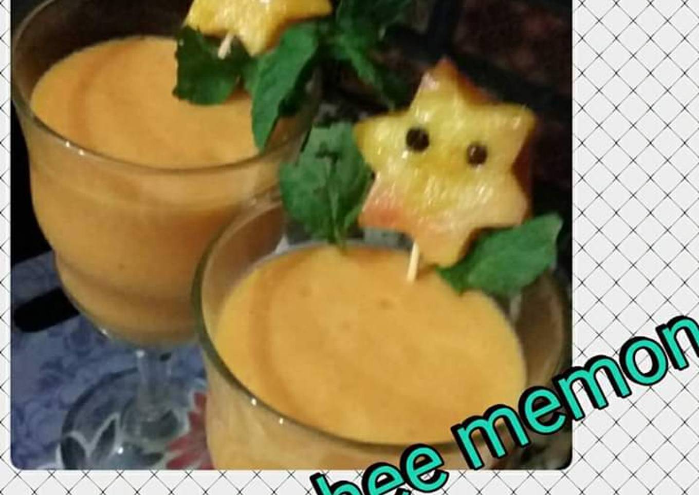 Milky mango shake