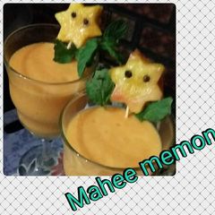 A picture of Milky mango shake.