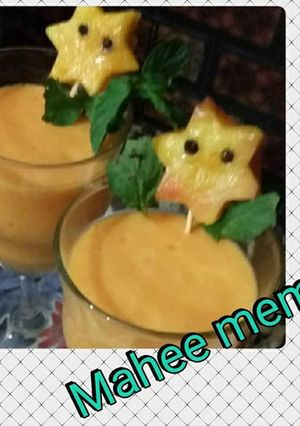 A picture of Milky mango shake.