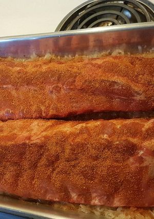 A picture of Sauerkraut ribs.