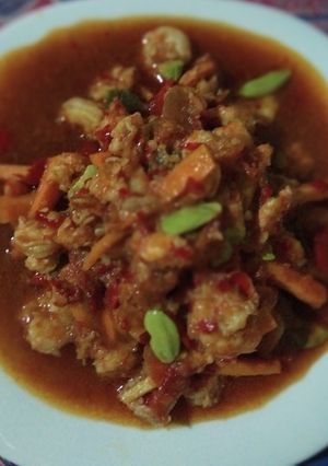 Foto resep Udang pedes manis petai