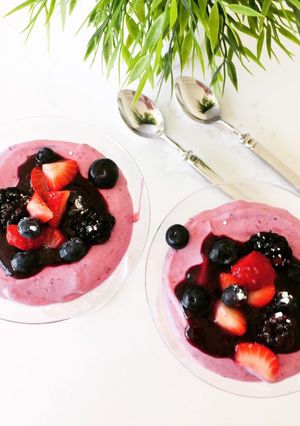 Foto de Mousse de Frutos Vermelhos