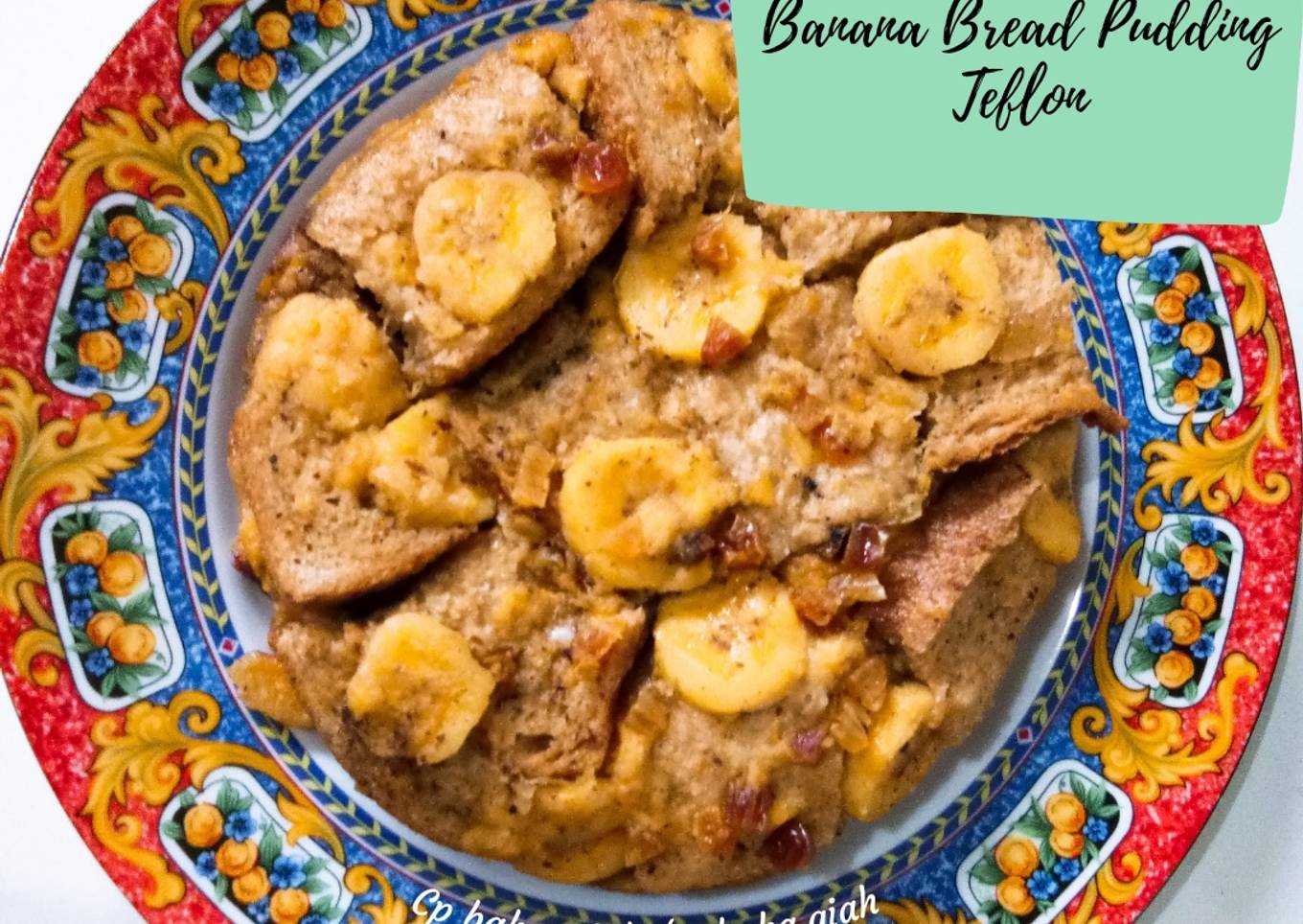 Banana Bread Pudding Teflon