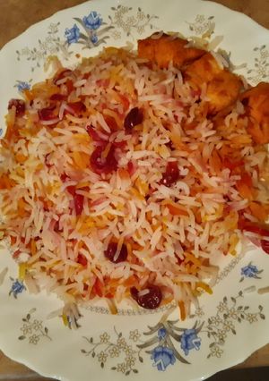 عکسی از دستور آلبالو پلوی من