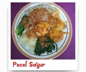 Resep mudah Pecel sayur Paling Enak