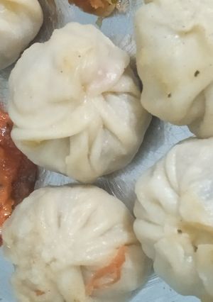 A picture of Veg Momos.