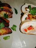 Pechuga de pollo rellena 🍗