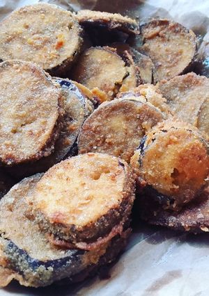 Una foto de Berenjenas fritas