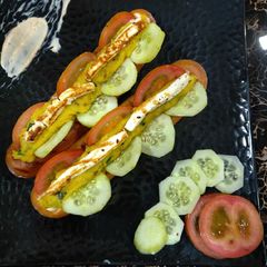 Veg hot dog A picture of Veg hot dog.